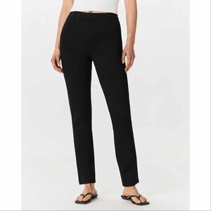 Quince Ultra Stretch Ponte Straight Leg Pants‎ Black Medium Tall Long Career
